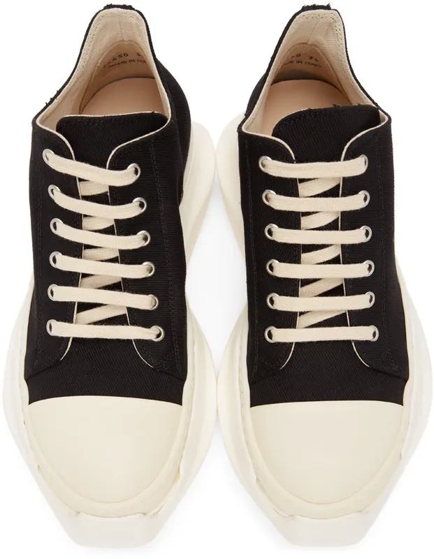 Rick Owens Drkshdw Black Abstract Low (DU01B7842 DM)