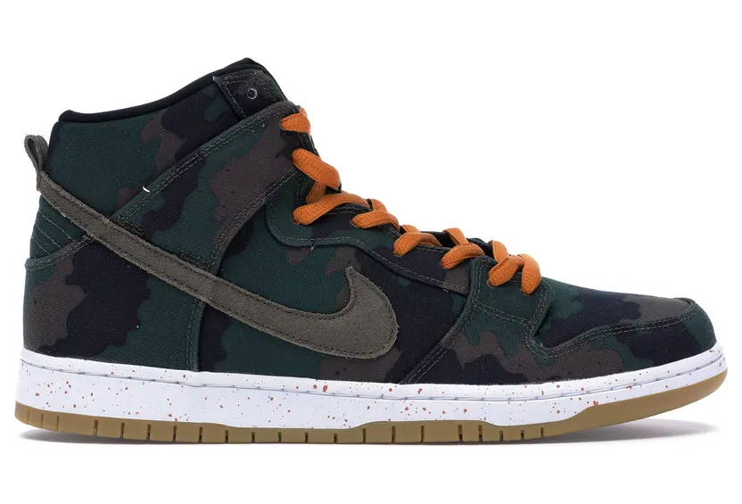 Nike Dunk High SB Fivenneo Camo – Olive Khaki (646552-037)