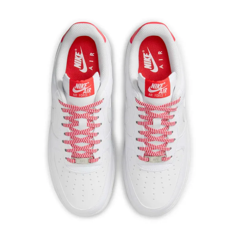 Nike Air Force 1 Low ’07 White Pink Foam Metallic Silver Light Crimson (IB7167-103)