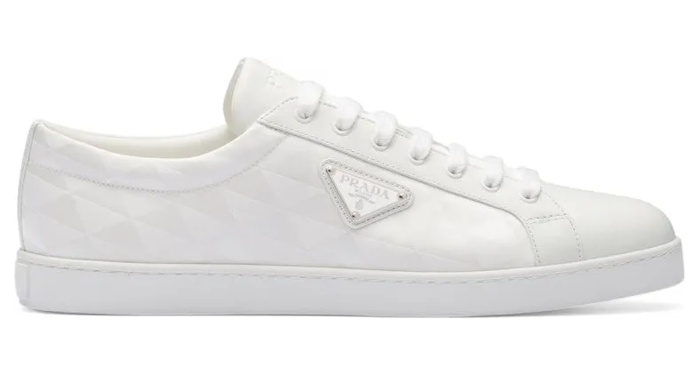 Prada PRAX 01 Sneakers Re-Nylon Brushed Leather White (2EE376_3LNW_F0009_F_G000)