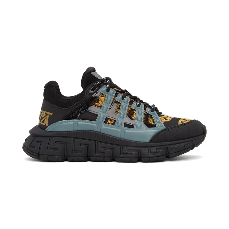 Versace Black Trigreca Sneakers (*DSU8094 1A02707)