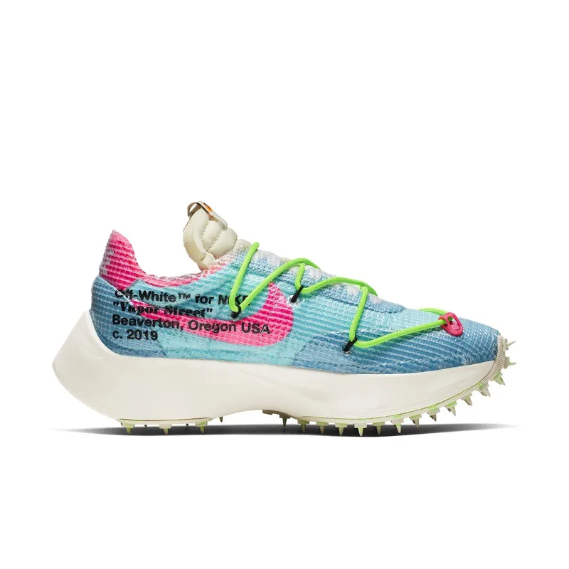 Nike Vapor Street Off-White Polarized Blue (W) Polarized Blue/Tour Yellow-Sail (CD8178-400)