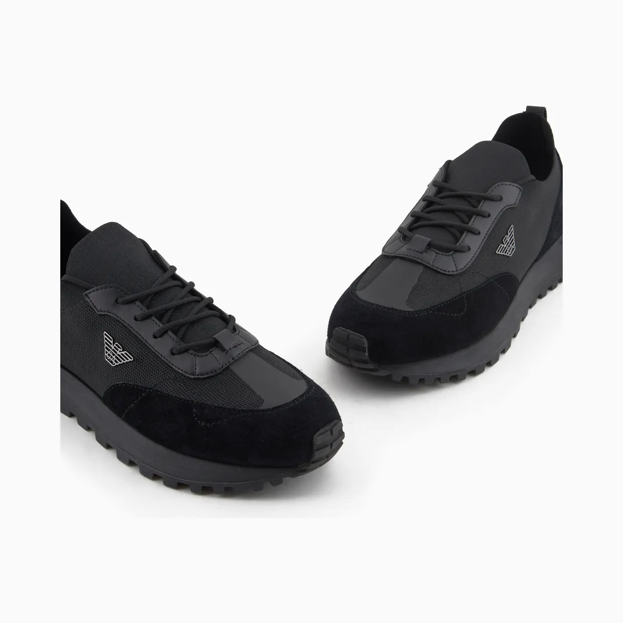 Armani Sneakers With Suede Details (X4X659-XR105-K001) (5)