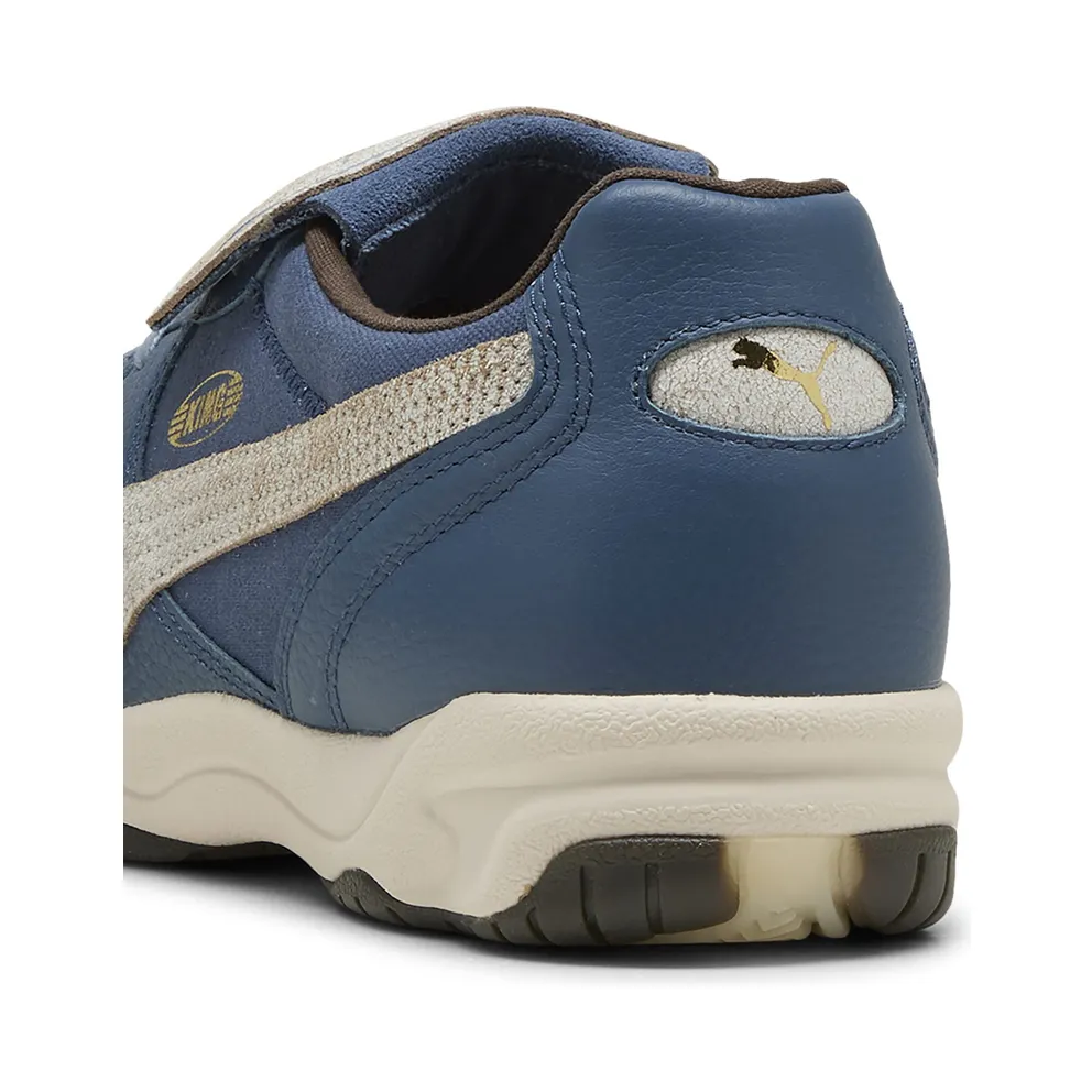 Puma King Indoor Futbolito “Dark Indigo / Warm White” (402582_02)