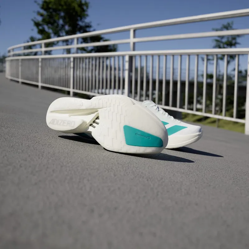 Adidas Adizero Adios Pro 4 Cloud White / Pure Teal / Carbon (JR1267)