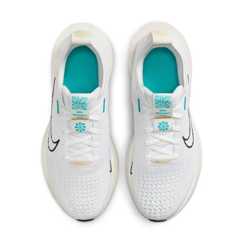 Nike Interact Run White Dusty Cactus Black Saturn Gold (FD2292-101)