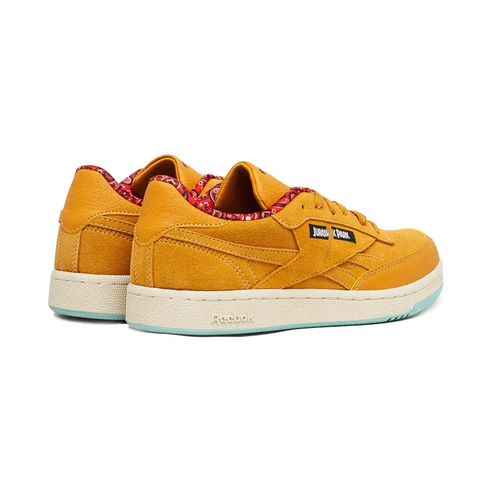 Reebok Jurassic Park Club C 85 Rich Ochre / Diffused Blue / Stadium Red (GZ0536)