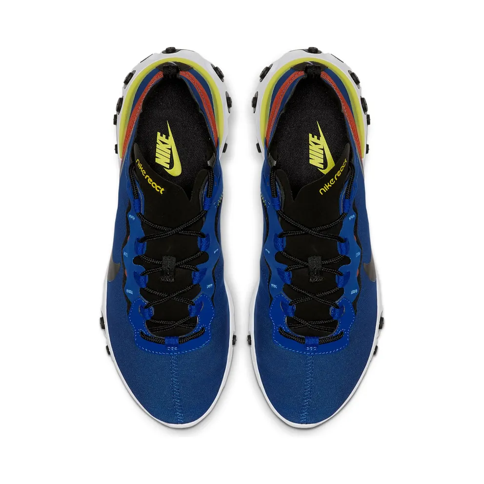 Nike React Element 55 Game Royal Dynamic Yellow Habanero Red Game Royal/Black-White-Dynamic Yellow-Habanero Red (BQ6166-403)