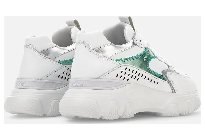 Hogan Hyperactive White Silver Green (HXW5400DQ01NOX0RU2) (2)