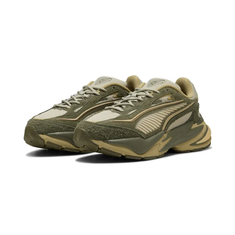 Puma RS Surge Hairy Suede “Pebble Gray / Loden Green” (404327_07)