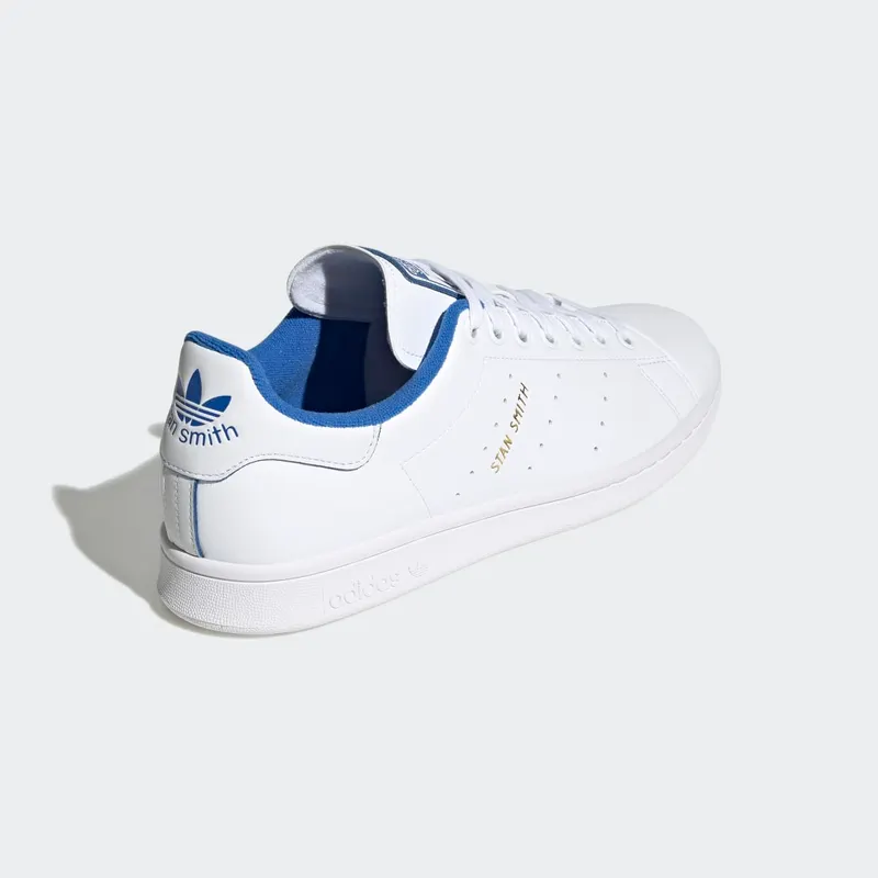 Adidas Stan Smith Cloud White / Blue / Gold Metallic (GX4415)