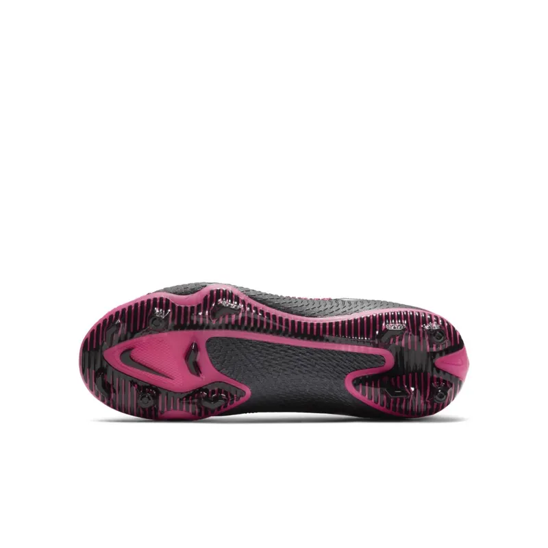 Nike Phantom GT Pro FG Black Pink Blast (GS) Black/Pink Blast-Metallic Silver (CK8473-006)