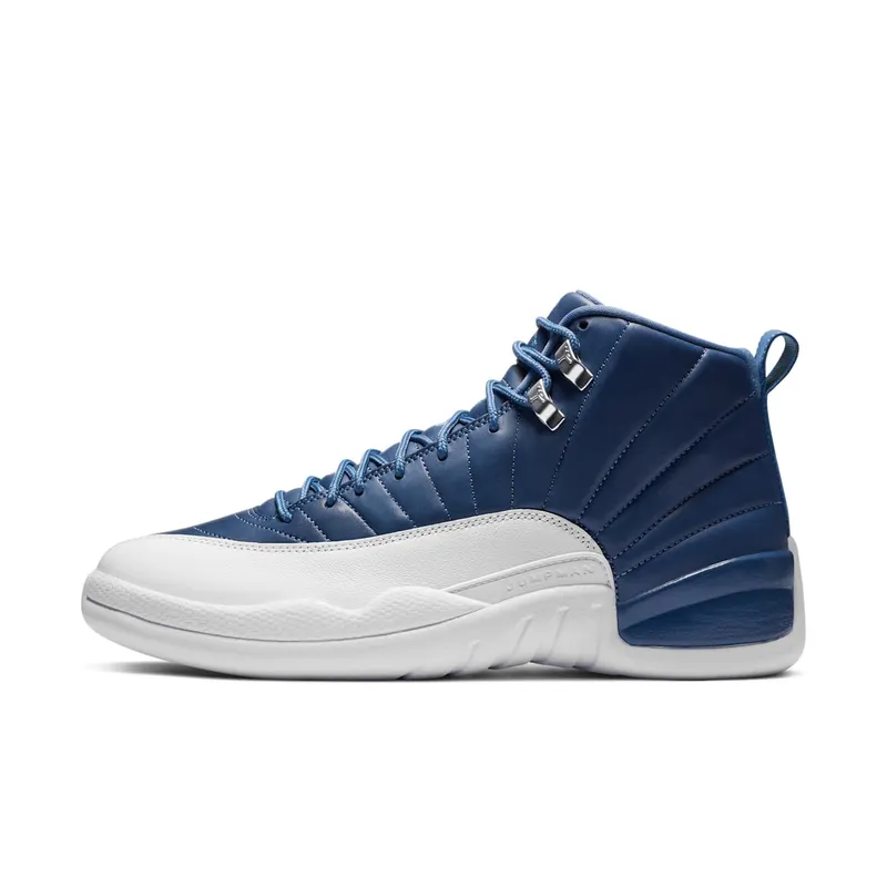 Jordan 12 Retro Indigo Stone Blue/Legend Blue-Obsidian (130690-404)