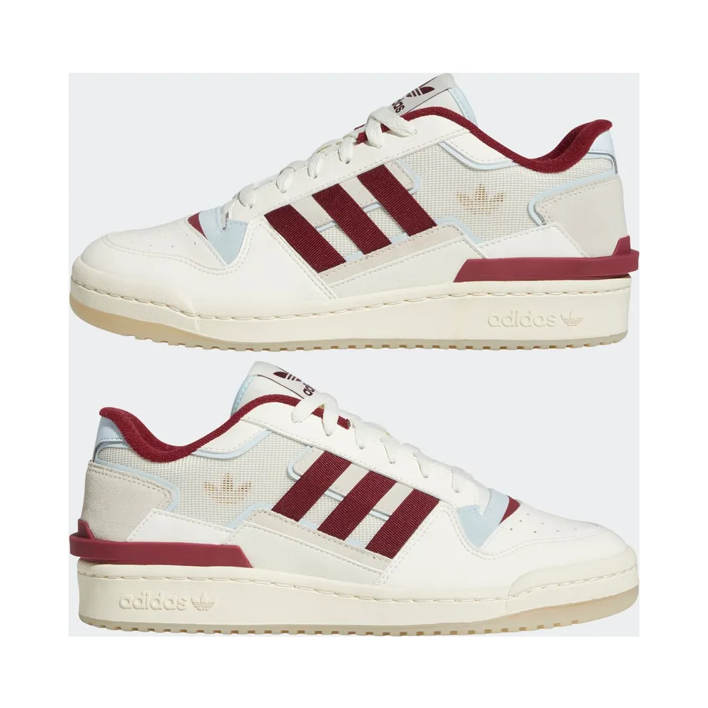 Adidas Forum Exhibit Low Off White / Collegiate Burgundy / Cream White (GW4358)