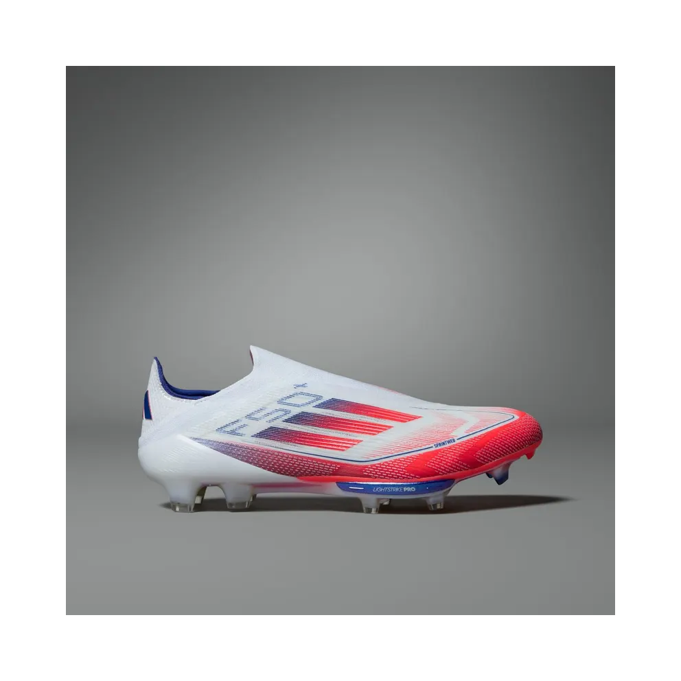 adidas F50+ Elite Laceless FG Cloud White Solar Red (IF1276)
