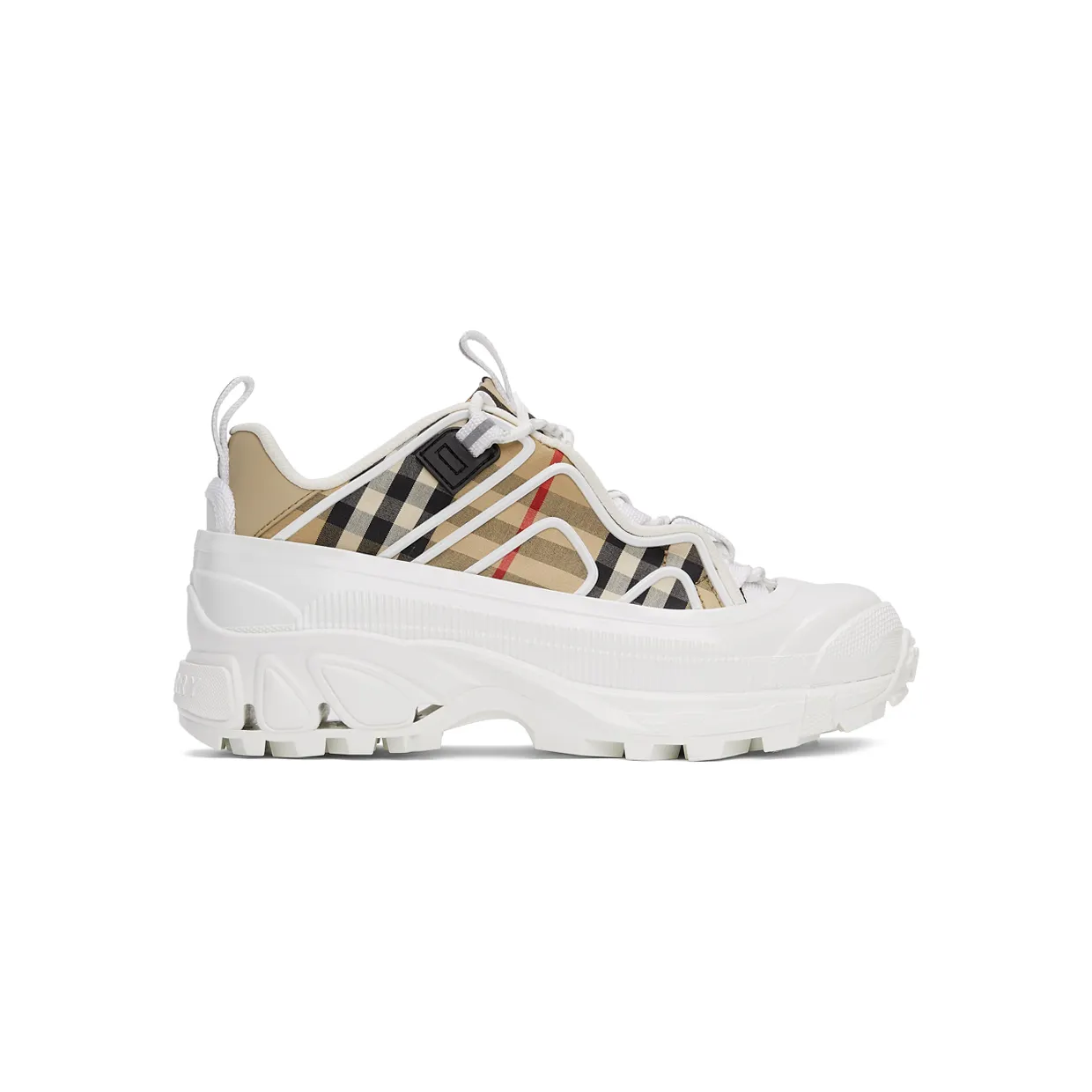 Burberry White & Beige Check Arthur Sneakers (8039440)