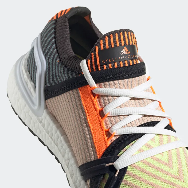 adidas Ultra Boost 20 Stella McCartney Light Flash Yellow Soft Powder (W) Light Flash Yellow/Soft Powder/Utility Black (FW6360)