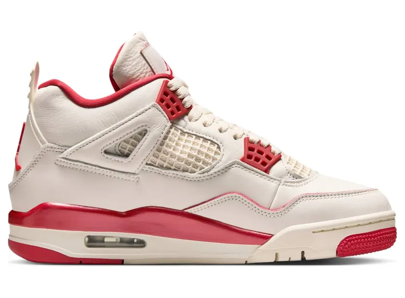 Air Jordan 4 “Valentine’s Day”: ivoor met een rood accent (3)