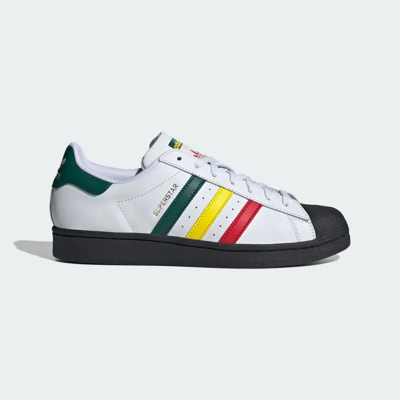 adidas Superstar Cloud White / Yellow / Collegiate Green (IH3120)