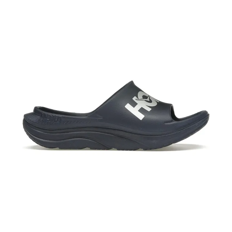 Hoka One Ora Athletic Slide Varsity Navy White (1155154-VYN)