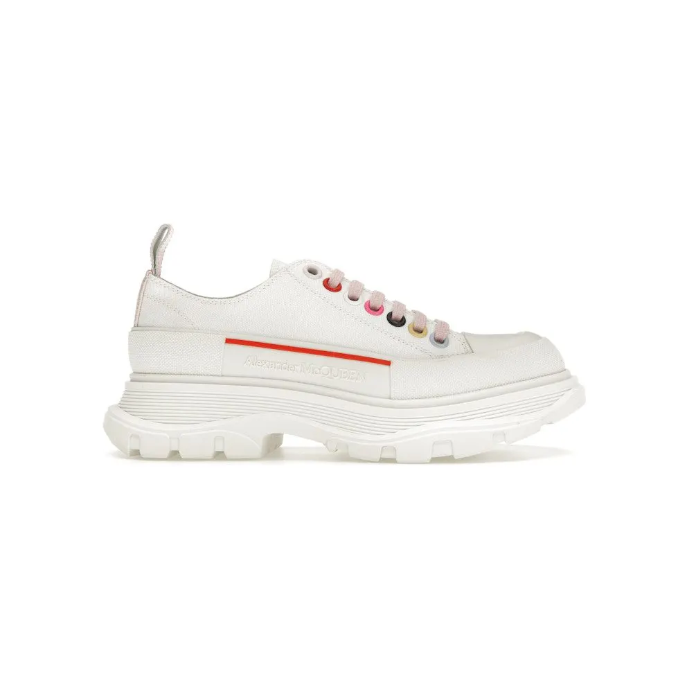 Alexander McQueen Tread Slick Low Lace Up White Multi (611705W4MVV9650)