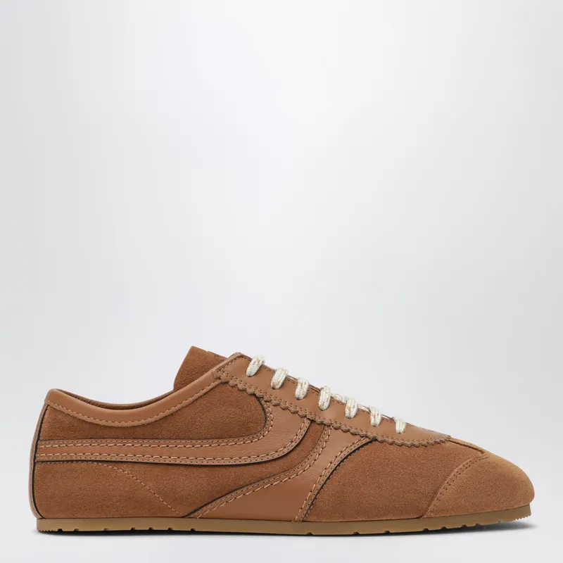 Dries Van Noten Brown leather and suede Sneakers 1317000126/T_DRVNO-712_500-40