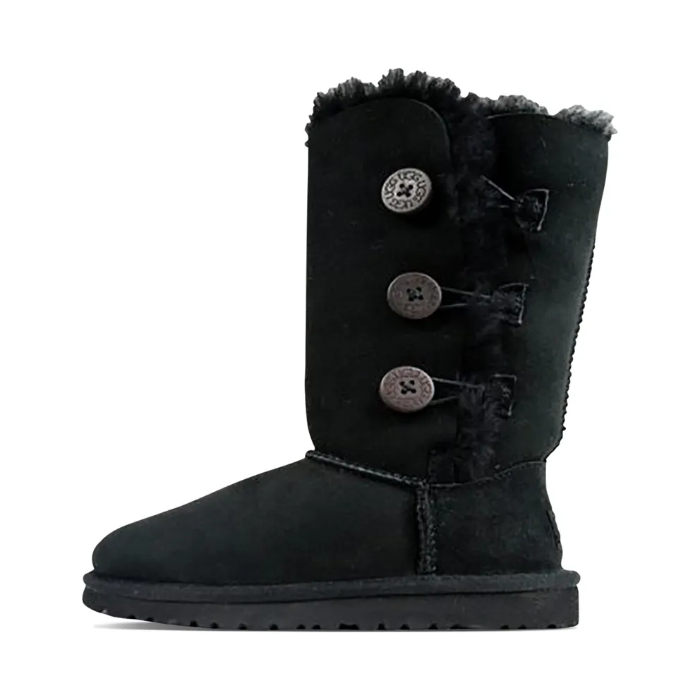 Ugg Bailey Button Triplet GS “Black” (1962YK-BLK)