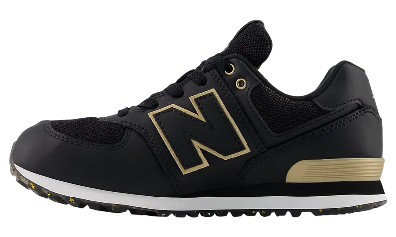New Balance 574 Lace GS “Black Gold” (GC574GL)