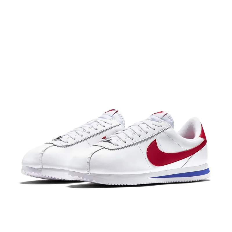 Nike Cortez Basic Leather Forrest Gump (2017) White/Varsity Red-Varsity Royal (882254-164)