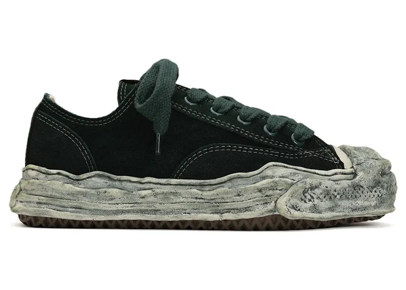 Maison Mihara Yasuhiro Hank OG Sole Suede Low Green (A13FW732-GRN)