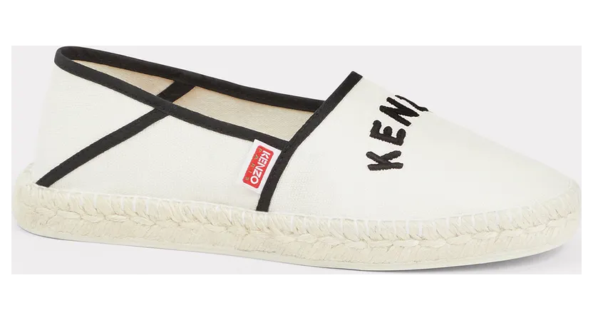 Kenzo Espadrilles Paris Femme Blanc – Taille 40 (FD52ES020F77)