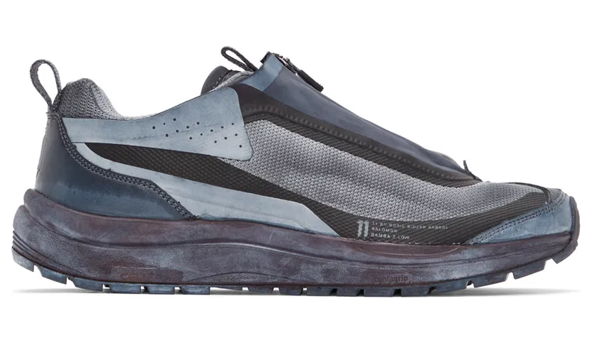 11 by Boris Bidjan Saberi Blue & Black Salomon Edition Bamba 2 Low Sneakers (11xS 147)