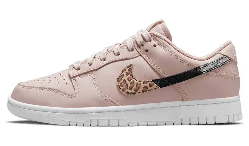 Nike Dunk Low Pink Leopard “Fossil Stone / Multi-Colour” (DD7099-200)