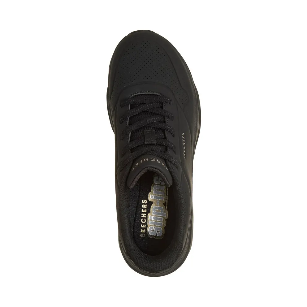 Skechers Slip-ins: UNO Glide-Step – Glide On Air Sneaker Black