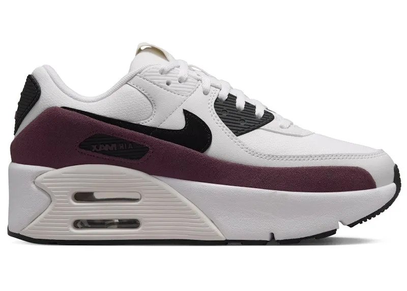 Nike Air Max 90 LV8 Sail Night Maroon Phantom Black (FD4328-107)
