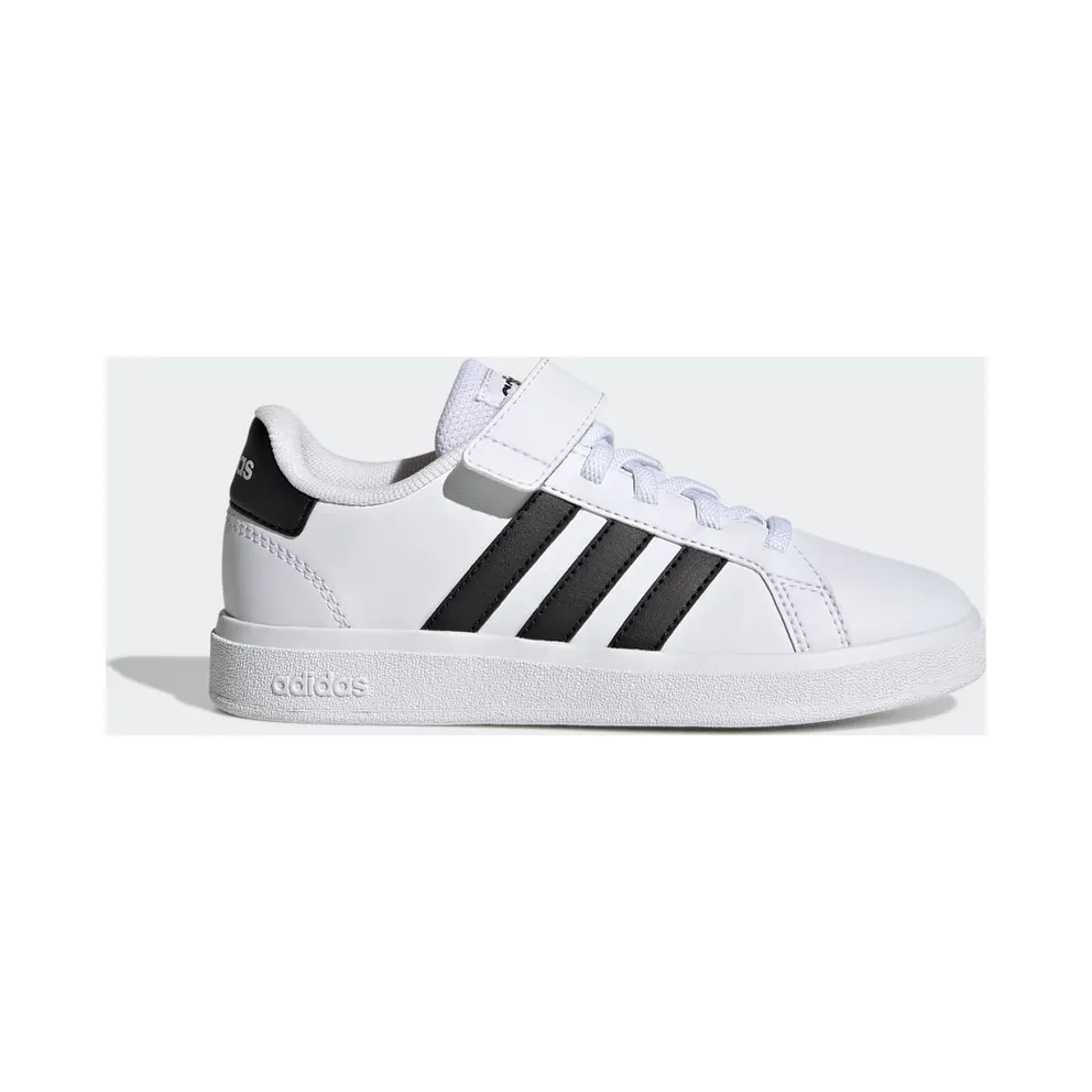 Adidas Grand Court Lifestyle Court Elastic Lace and Top Strap Cloud White / Core Black / Core Black (GW6521)
