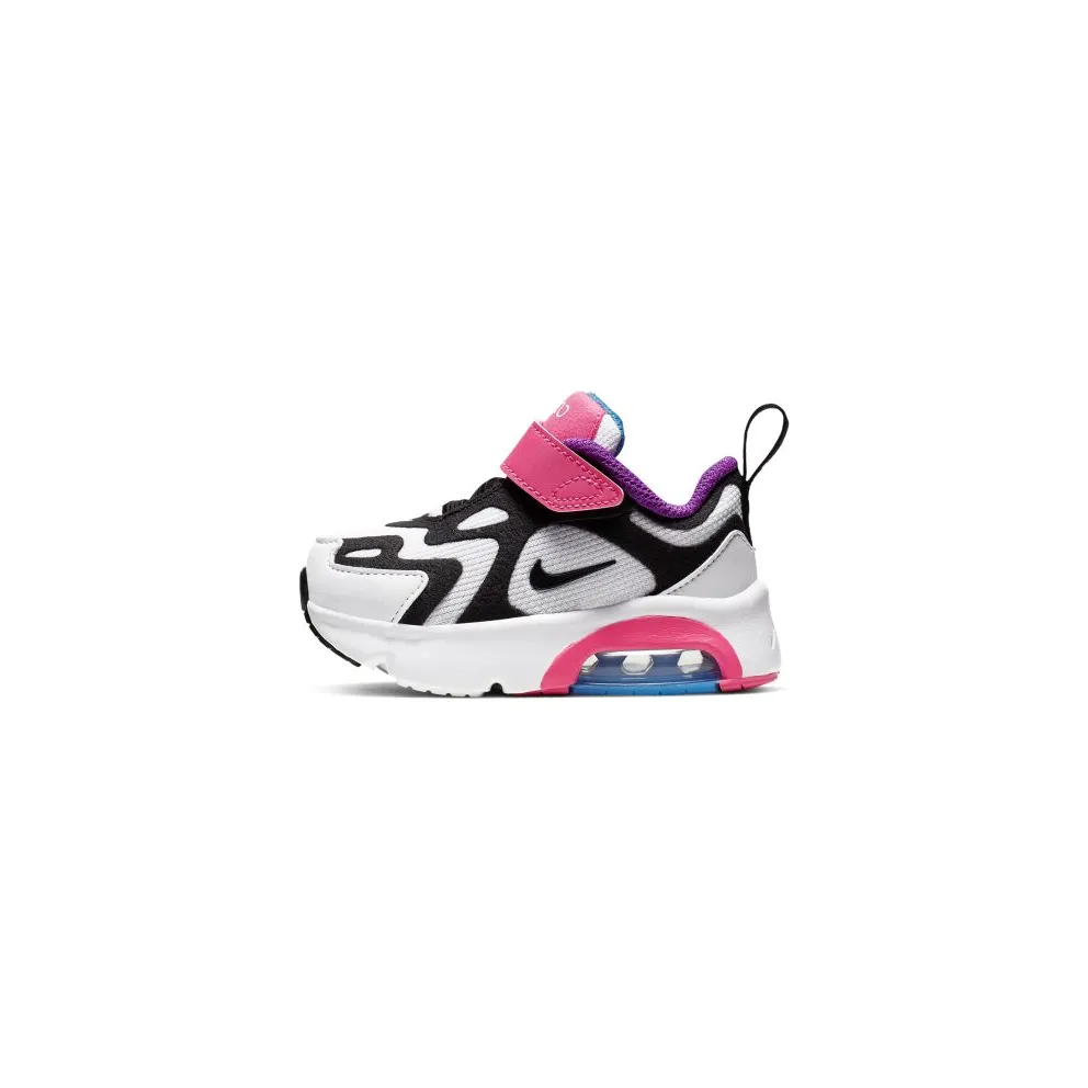 Nike Air Max 200 White Hyper Pink Black (TD) White/Hyper Pink-Photo Blue-Black (AT5632-100)