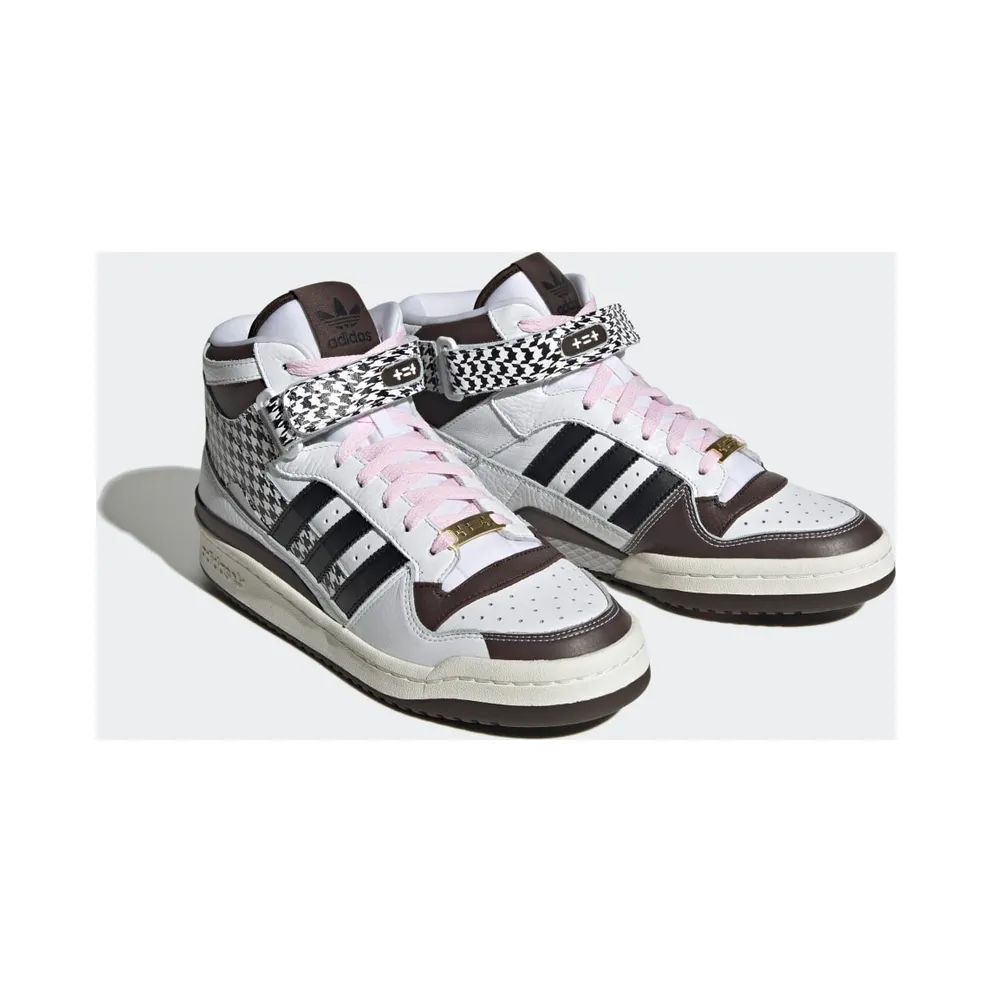 Adidas Forum Mid Cloud White / Core Black / Dark Brown (FZ6587)