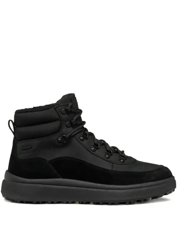 Geox Gepolsterte Granito Grip Sneakers – Schwarz (U46FZD0FF22)