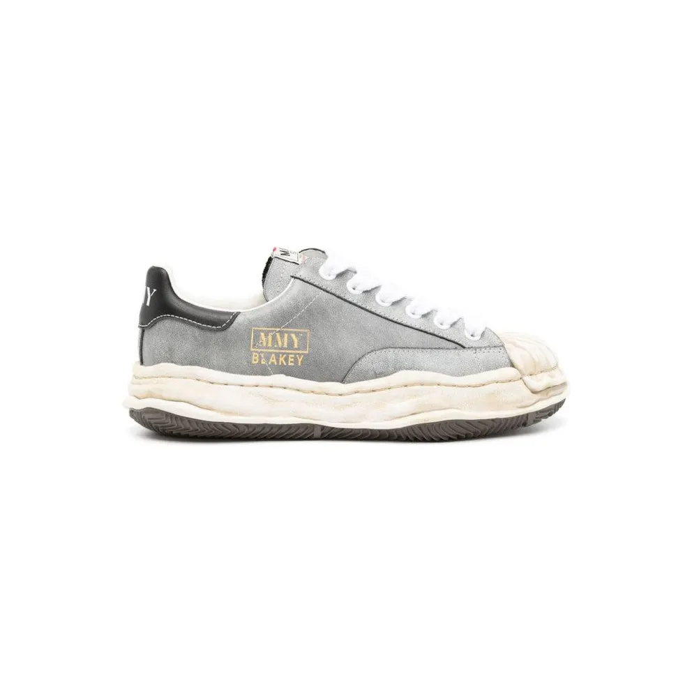 Maison Mihara Yasuhiro Blakey OG Sole Leather Low Grey Black (A12FW720)
