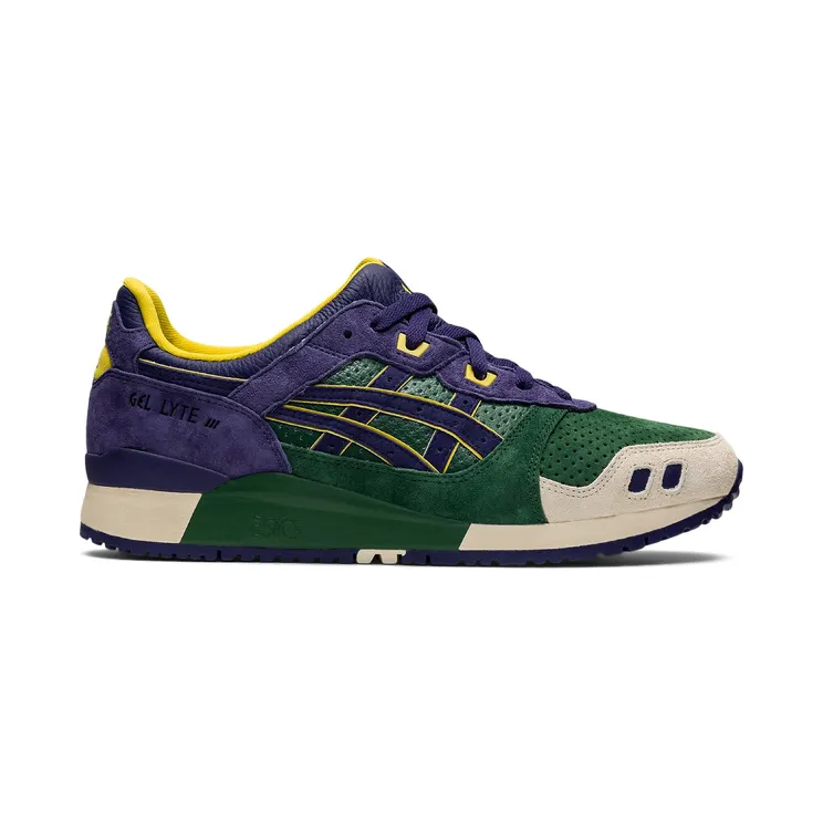 Asics Green & Purple Gel-Lyte III OG Sneakers (1201A526.300)