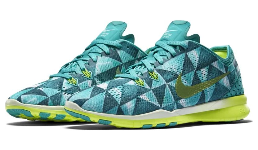 Nike Free 5.0 TR Fit 5 PRT Light Retro/Volt-Artisan Teal-White (W)