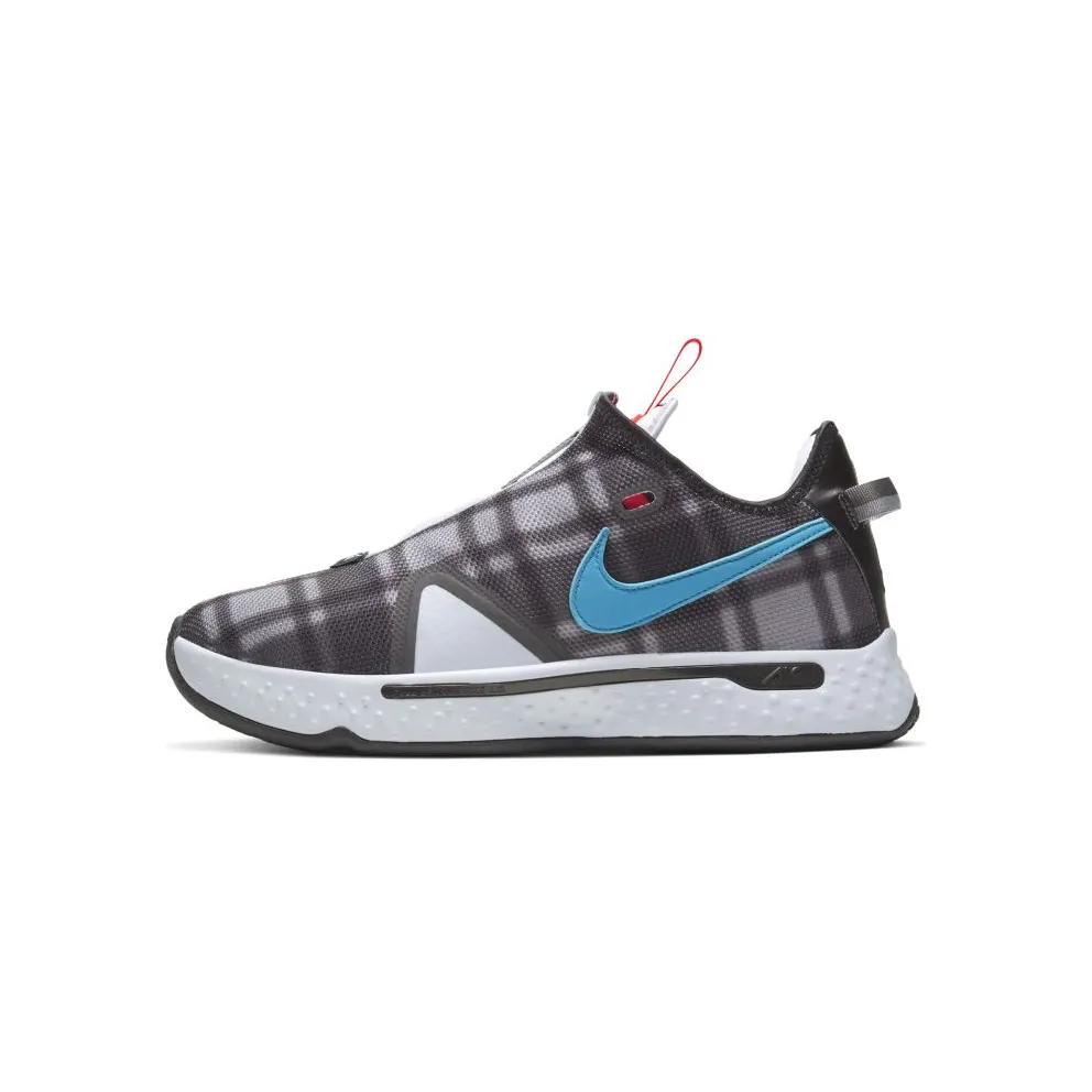 Nike PG 4 Football Grey Plaid Football Grey/Laser Blue-Light Smoke Grey (CD5079-002)