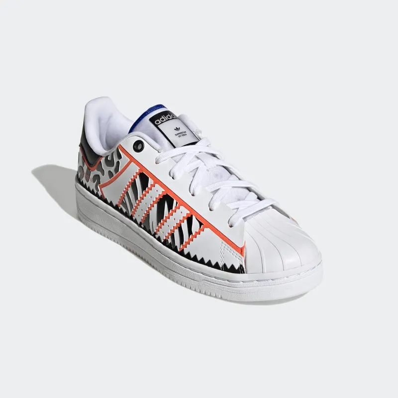 adidas Superstar OT Tech Cloud White / Core Black / True Orange (GW0523)