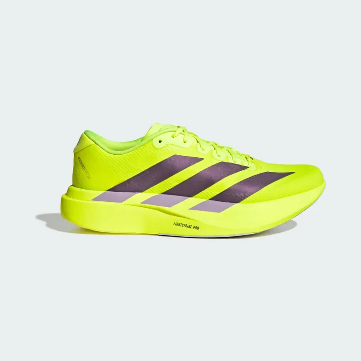 Adidas Adizero EVO SL Solar Yellow / Aurora Plum / Powder Plum – “Green” (JR2024)