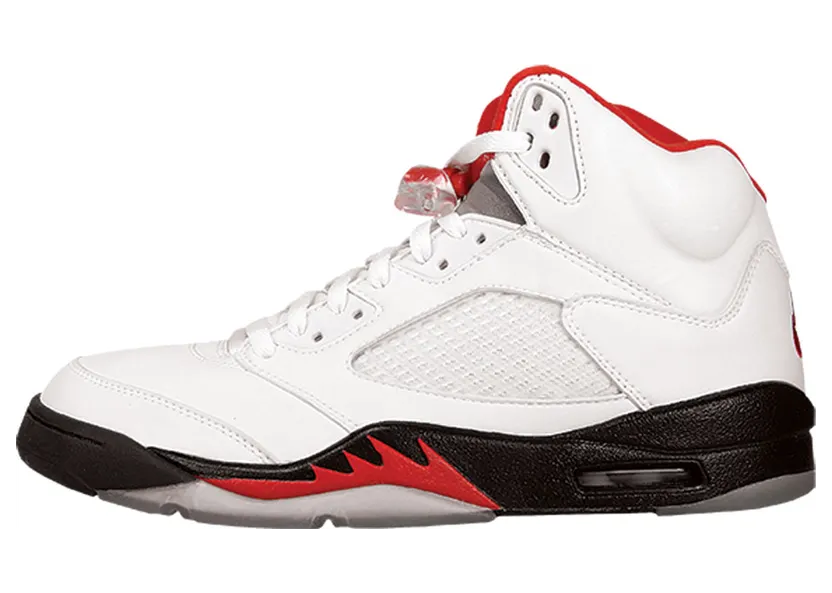 Air Jordan 5 Retro ‘Fire Red’ 2000 White/Black-Fire Red (136027-101)