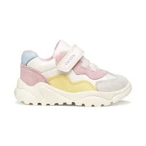 Geox Ciufciuf “White / Pink” (B455QB0FU22C1138)