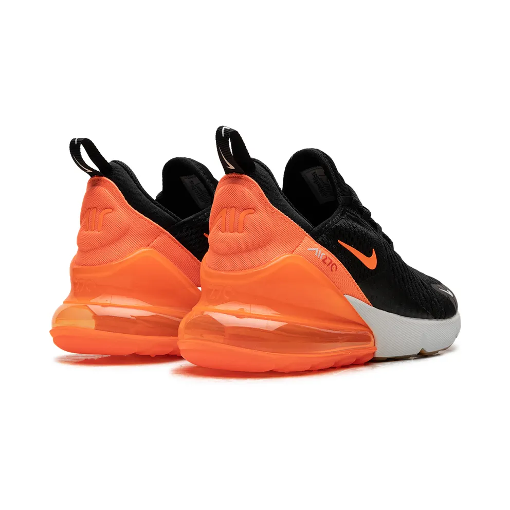 Nike AIR MAX 270 GS “Black Total Orange Bright Crimson” (943345-037)