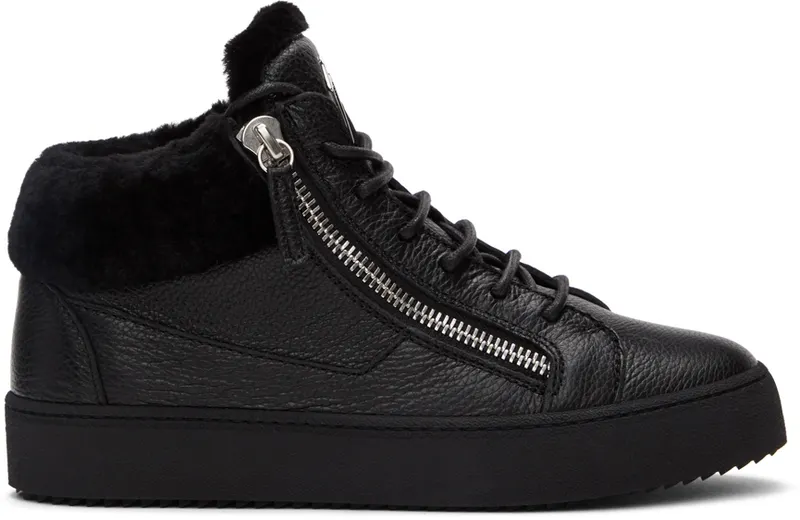 Giuseppe Zanotti Black Arena May London Sneakers (RU00019-86033)