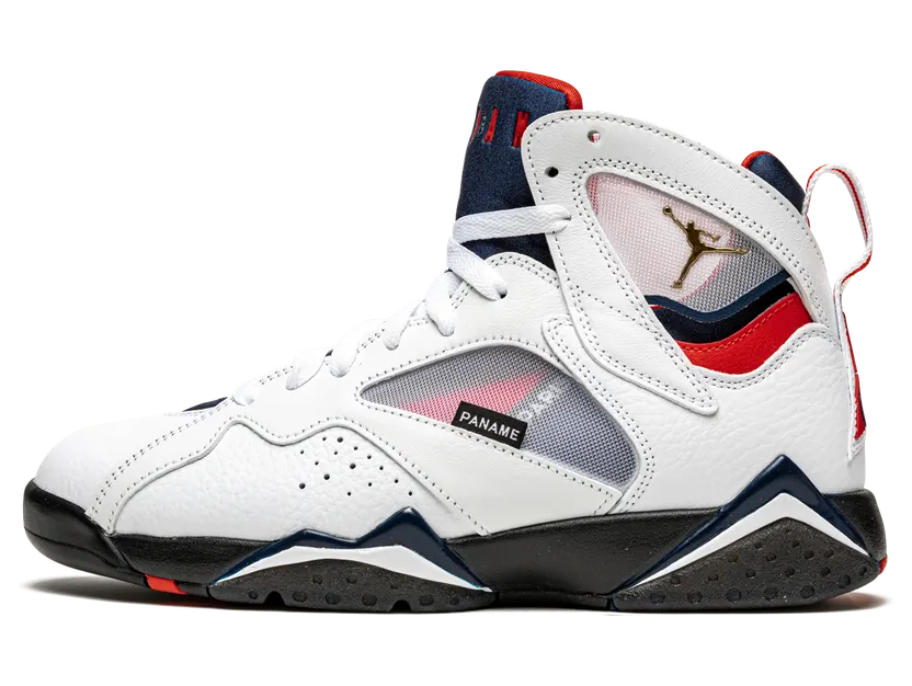 Air Jordan x PSG Retro 7 (2021) – “White / College Navy / Sport Royal / University Red” (CZ0789-105)